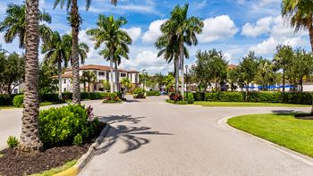 Sunny day at a residential area